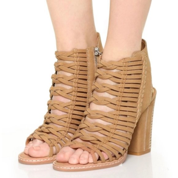 Dolce Vita Shoes - Dolce Vita | Amina Braided Saddle Leather Bootie